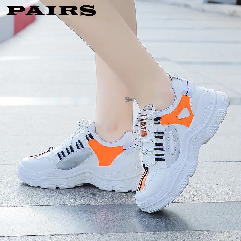 2019 Осенняя Повседневная обувь женская из вулканизированной резины на шнуровке с