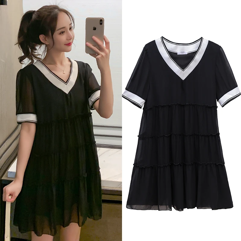 HAYBLST Брендовое платье для женщин 2020 летнее размера плюс элегантные Kawaii рубашка с