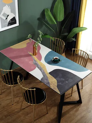 Новинка 2021 креативные искусственные скатерти водонепроницаемый маслостойкий