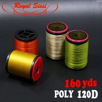 hot 2 spools 60 fly tying thread 16optional colors lightly waxed polyester filaments thread with standard bobbin dry fly thread