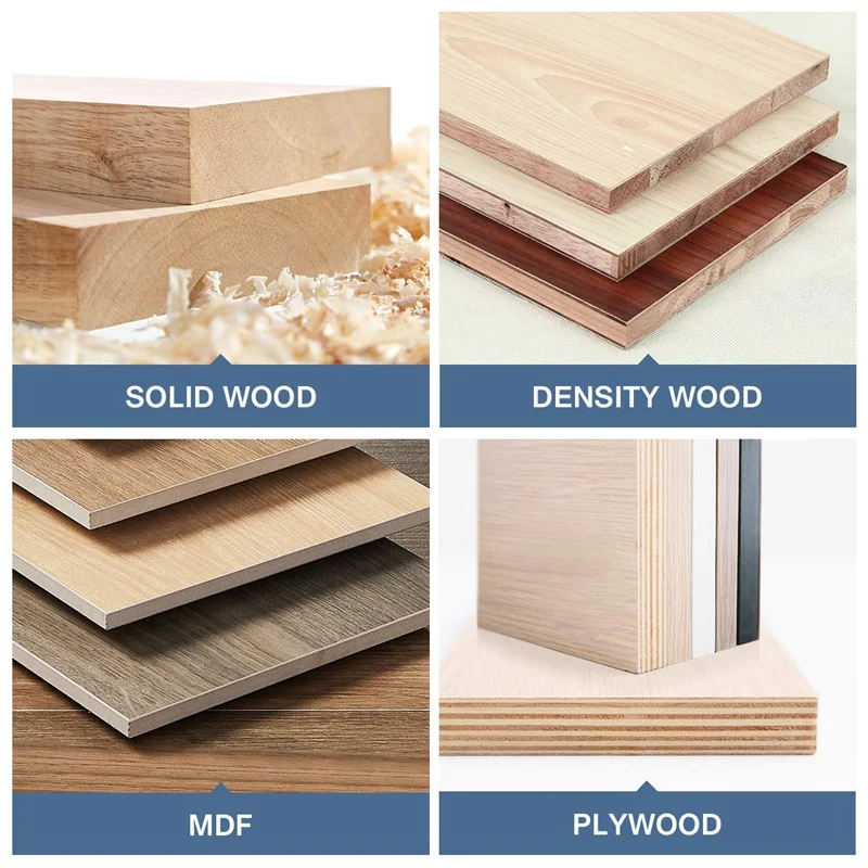 

15Pcs Tungsten Carbide Router Bits Set 1/4 Inch Shank Joinery Bits Tongue and Groove Set Wood Milling Cutter