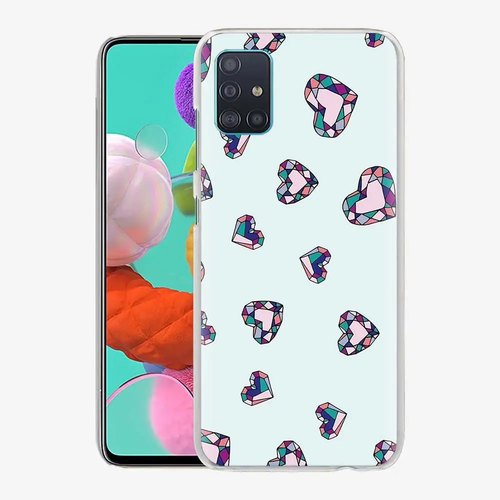 

Phone Case for Samsung Galaxy A51 A71 A50 A21s A31 A20e A10 A70 A30 A40 A41 A11 A20s Hard Original Cover Cute Cat Dog Claw Paw