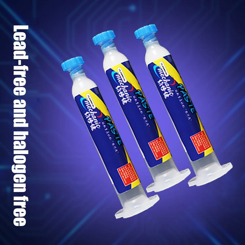Механик 10cc/30cc бессвинцовый флюс паяльной пасты галогенная свободная Жидкостная флюсовая смазка для iPhone чип A9 A10 PCB паяльная станция BGA инструмент