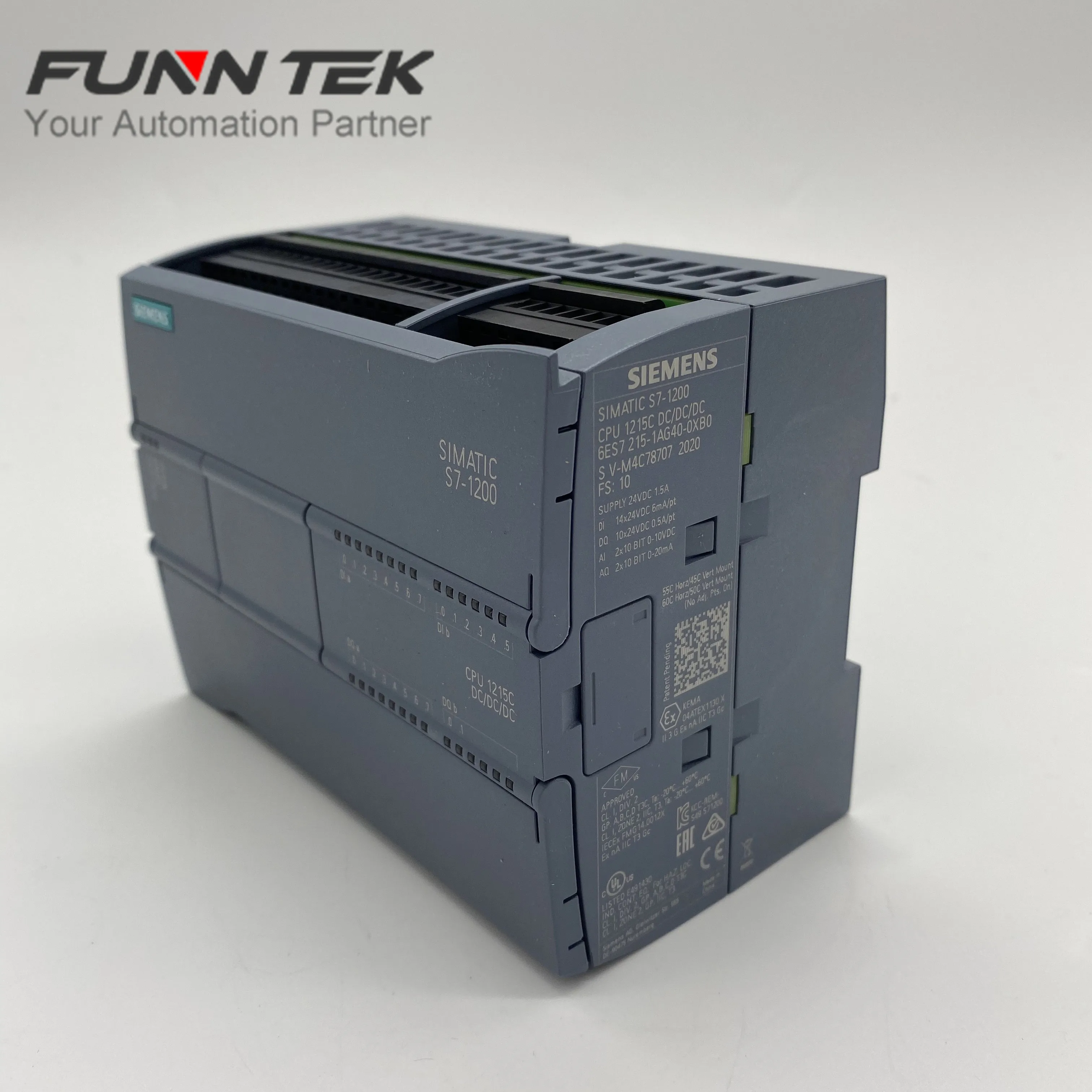 6ES7215 1AG40 0XB0 SIMATIC S7 1200 CPU 1215C compact 6ES72151AG400XB0 PLC модуль DC/DC|Контроллер двигателя| |