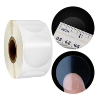 500pcs a roll round pvc transparent sticker scrapbooking for package and evenlope seal labels clear stickers waterproof adhesive