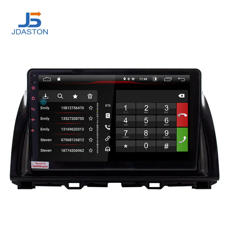 JDASTON Android 10 0 Автомобильный мультимедийный плеер для Mazda CX 5 CX5 2013 2014 GPS навигация 2 Din