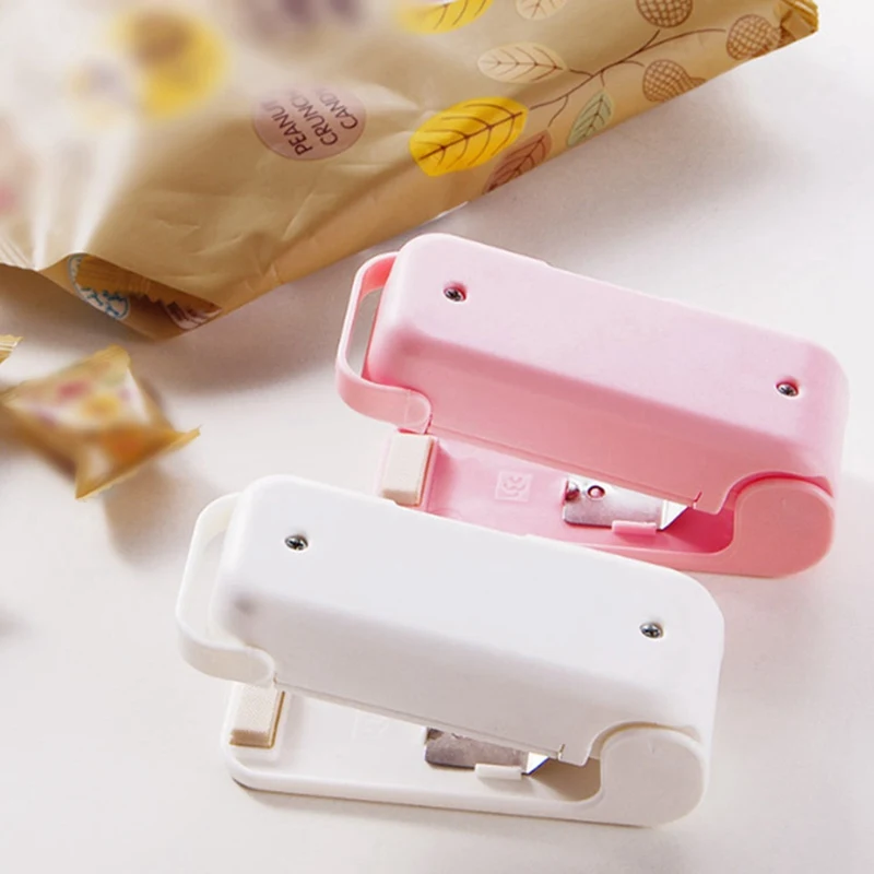 1Pc Mini Household Portable Heat Sealing Machine Impulse Sealer Seal Packing Plastic Package Random Color | Дом и сад