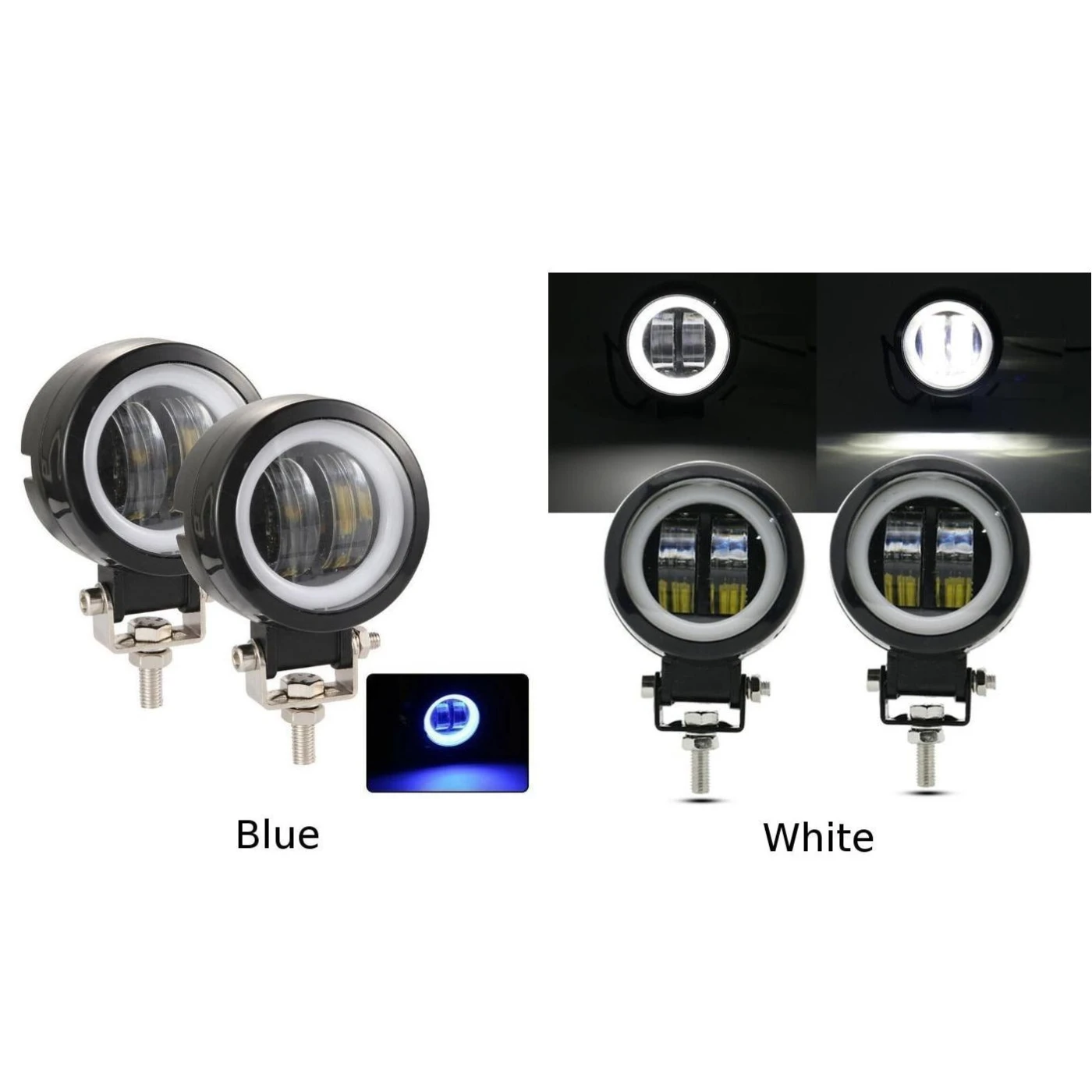 

Replacement Fog Lamp LED Driving Work Spot 1800LM Waterproof Motorcycle