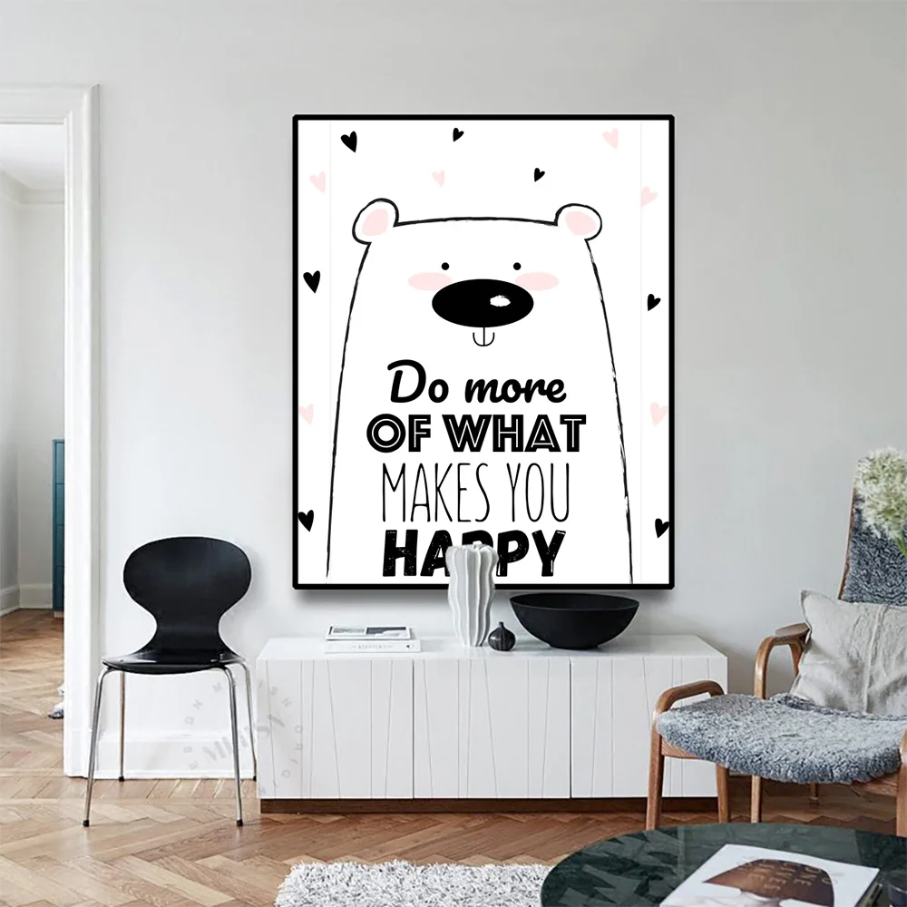 Настенное искусство Картина на холсте значимое предложение Очаровательное