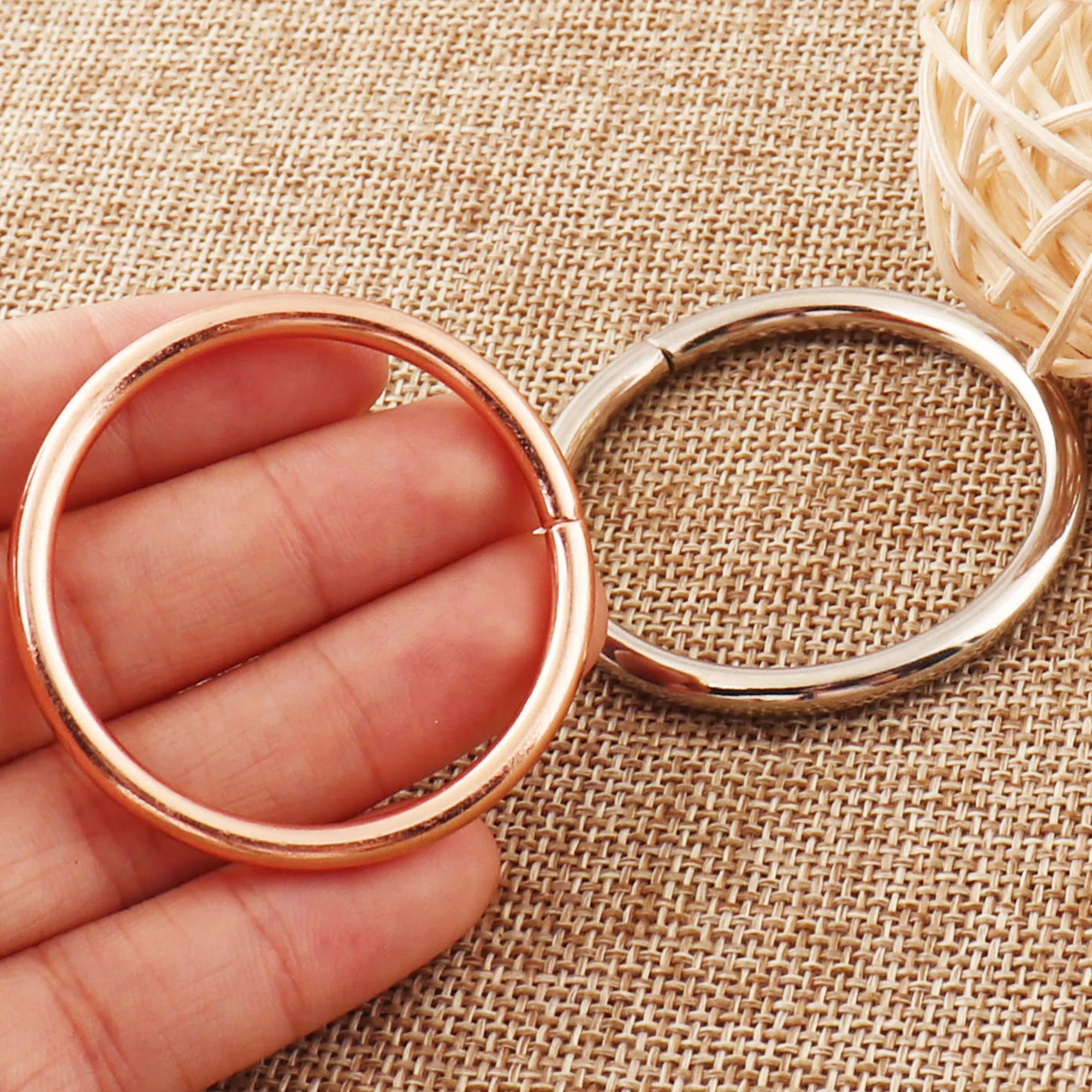 1 5 &quotМеталл розовое цвета: золотистый серебристый O кольца для пряжки 10 шт.