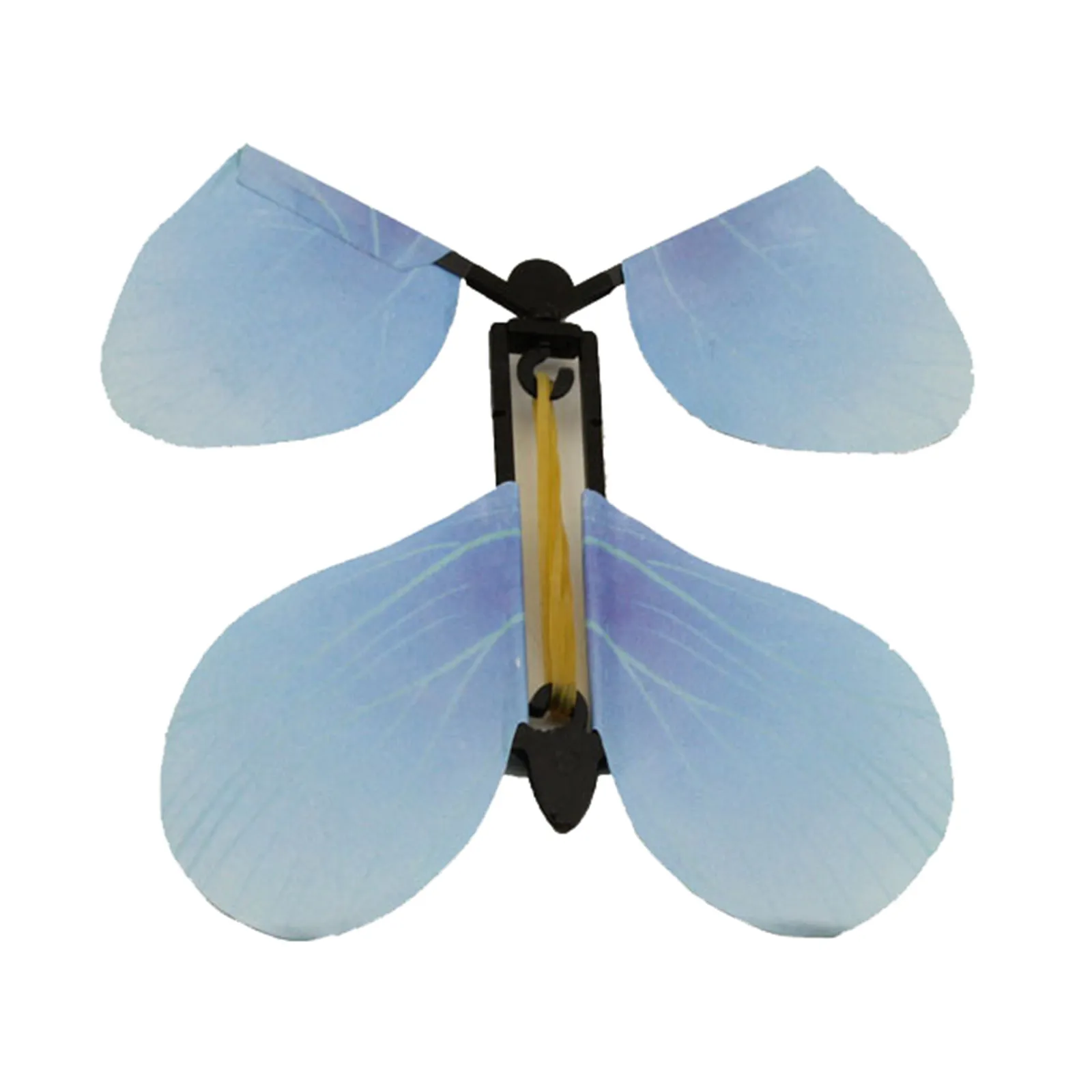 

Flying Butterfly Cards Wrap Magic Flying Butterfly Clockwork Rubber Butterfly Funny Present New Toys For Children Adult 2021