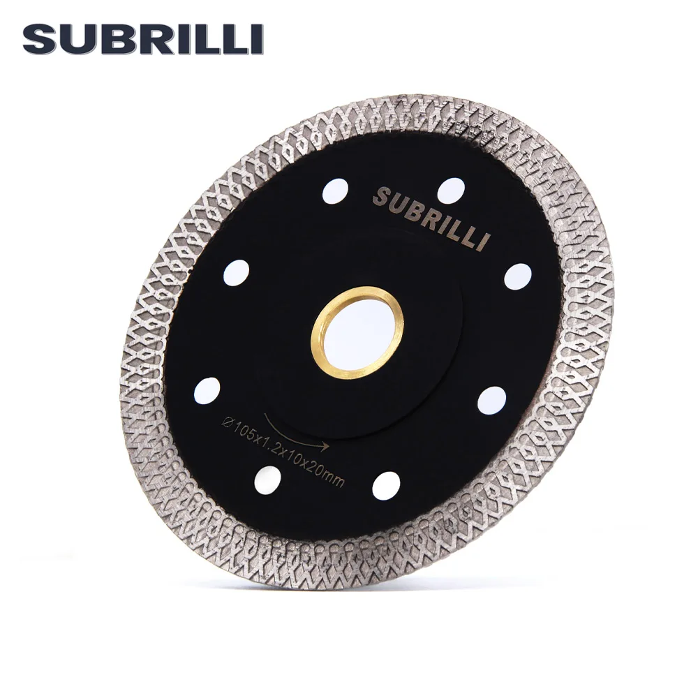 SUBRILLI 4-дюймовый Сверхтонкий алмазный пильный диск горячего прессования