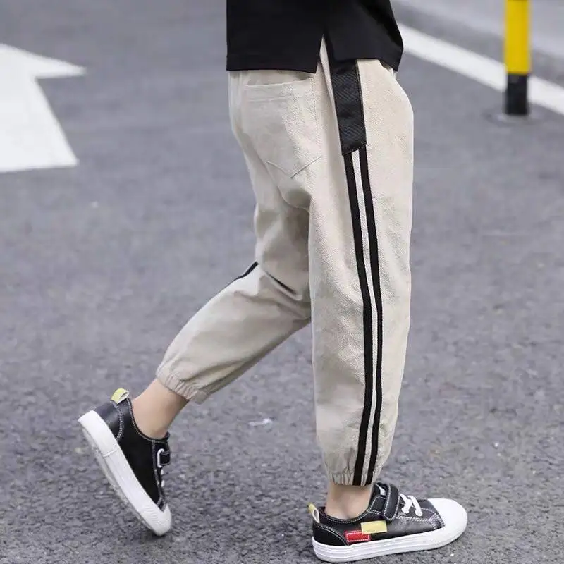 Детские штаны для мальчиков брюки одежда 2020 Новые популярные повседневные