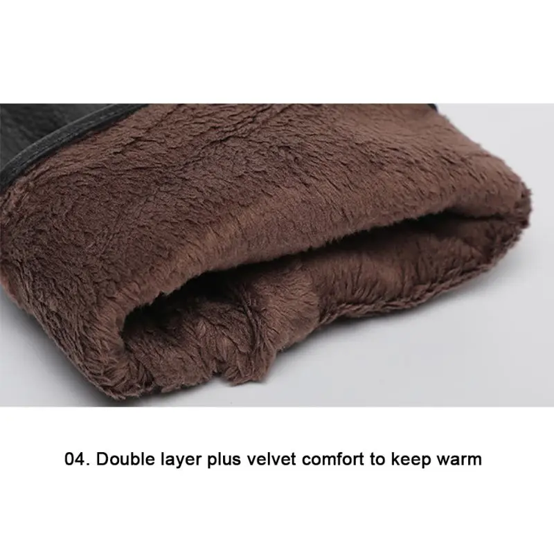 

Cold-proof Unisex Waterproof Winter Gloves Cycling Fluff Warm Anti Slip Gloves For Touchscreen Cold Weather Windproof