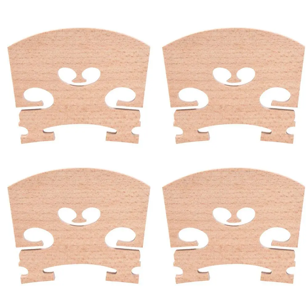 

4 шт./компл. Струны для скрипки, мост с конским мостом, кленовые высококачественные детали, товары для скрипки, аксессуары G1Z8