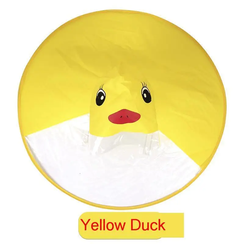 Милый плащ с изображением утки из мультфильма детское дождевик НЛО детский