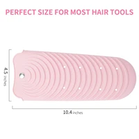 eas hair straightener pouchheat resistant mat holder with barber neck duster cleaning face hair brush for hair cutting