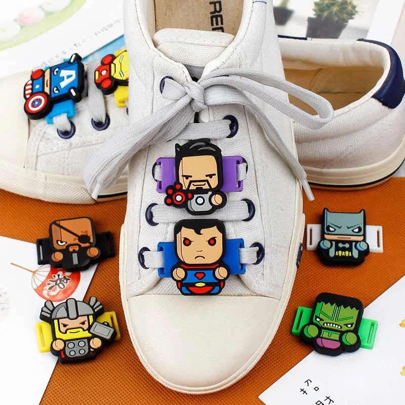 Обувь для косплея супергероя Железного человека с пряжкой шнурков Спортивная