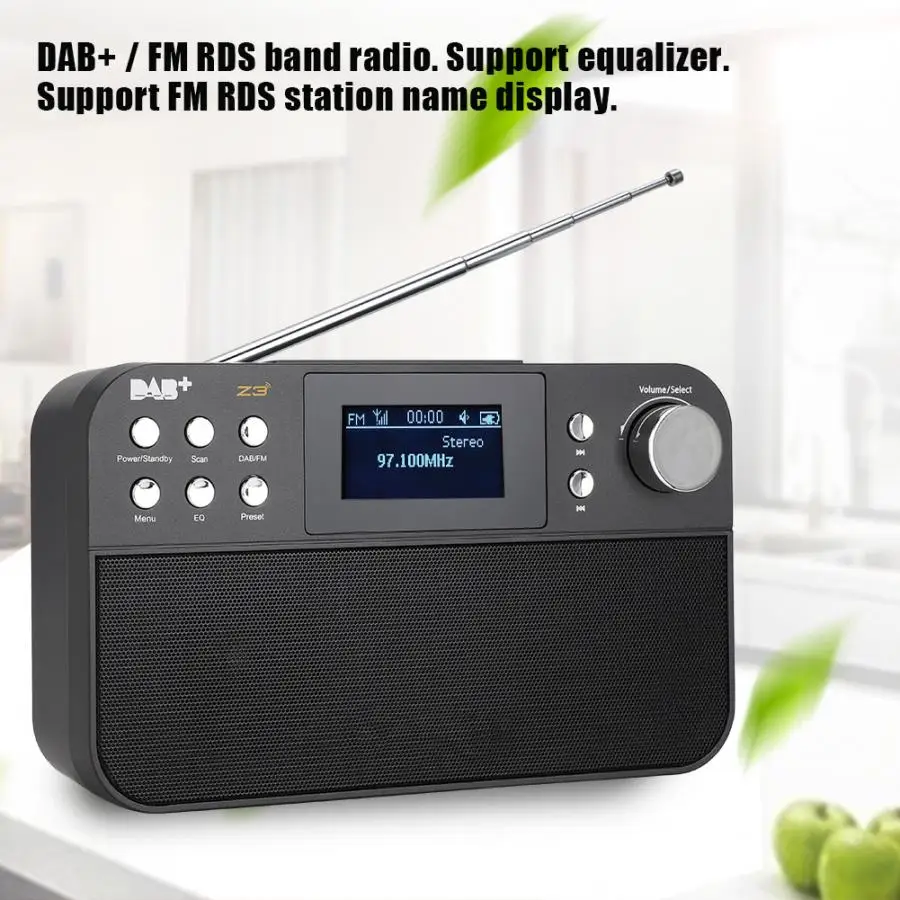 Портативный DAB +/FM RDS диапазон радио 87 5 108 МГц Глобальный FM мини приемник