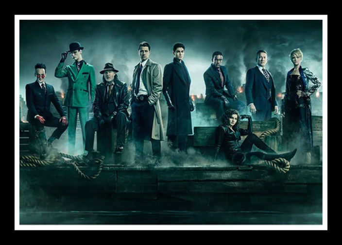 Прекрасный JL Готэм Горячая ТВ серия шоу художественная живопись плакат