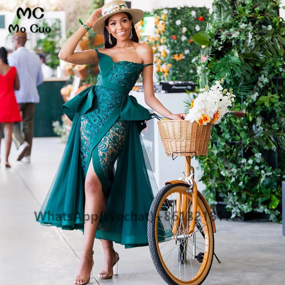 

2021 A-Line Teal Evening Prom Dresses Spaghetti Straps V-Neck Appliques Beaded Tulle Robe De Soiree Evening Party Prom Dress