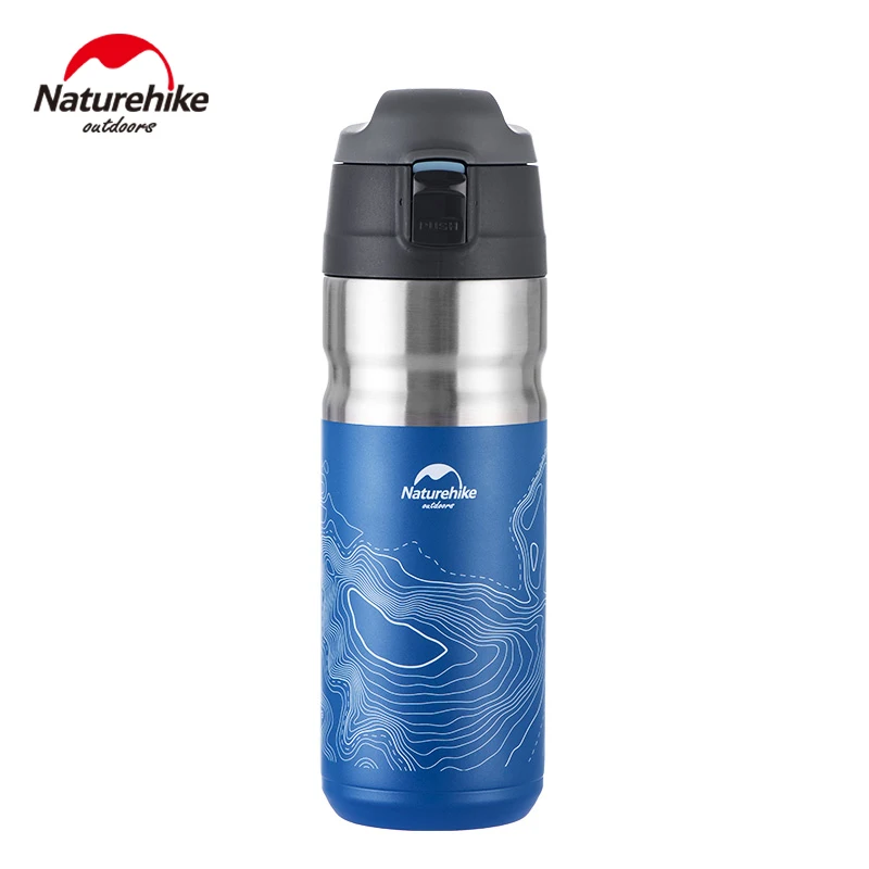 Naturehike 500ml Insulation Cup Bounce Cap 316 Stainless Steel Portable 24 Hour Heat/Cold Preservation Outdoor Travel | Спорт и