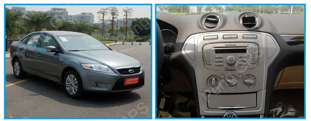 Android 8,1 автомобильный gps-навигация, dvd-плеер для Ford Fusion Mondeo MK4 2007-2010 4G+ 64G 4K видео Tesla стиль 10," ips 6 ядерный блок