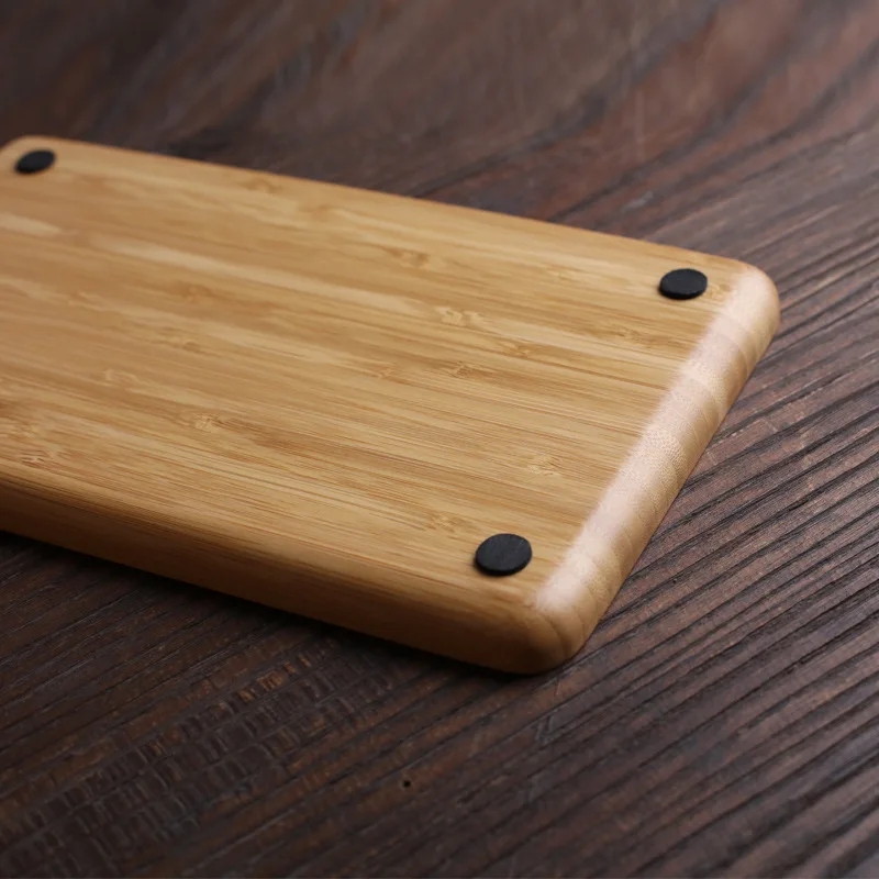 Ручная роспись сухозаваренный бамбуковый поднос простой маленький чайный