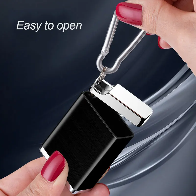 Портативная Мини-пепельница круглая квадратная коробка для аксессуаров сигар