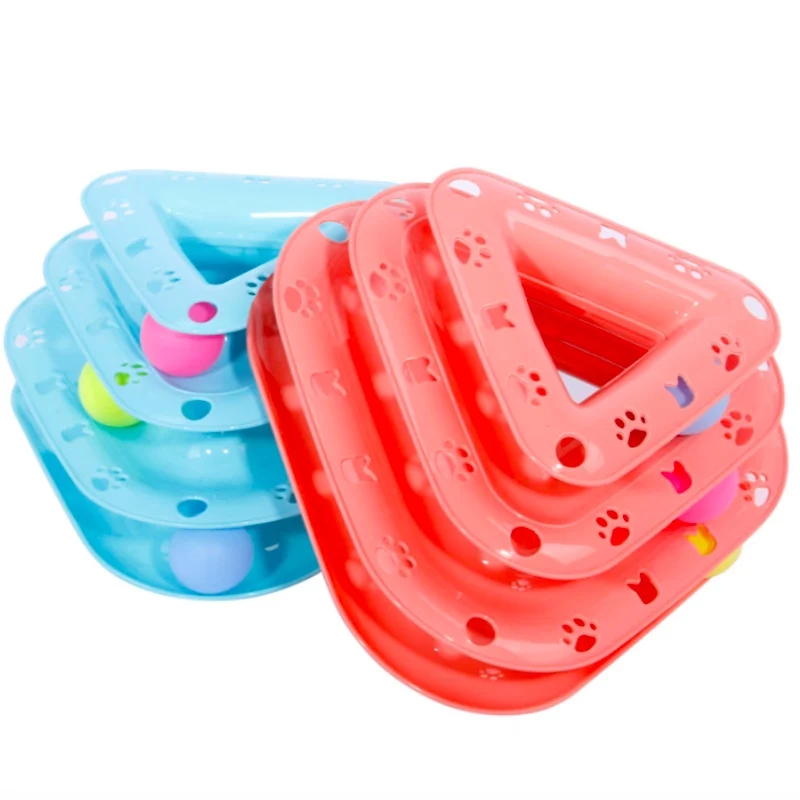 Три уровня питомец собака кошка игрушка башня треков диска Кот интеллект