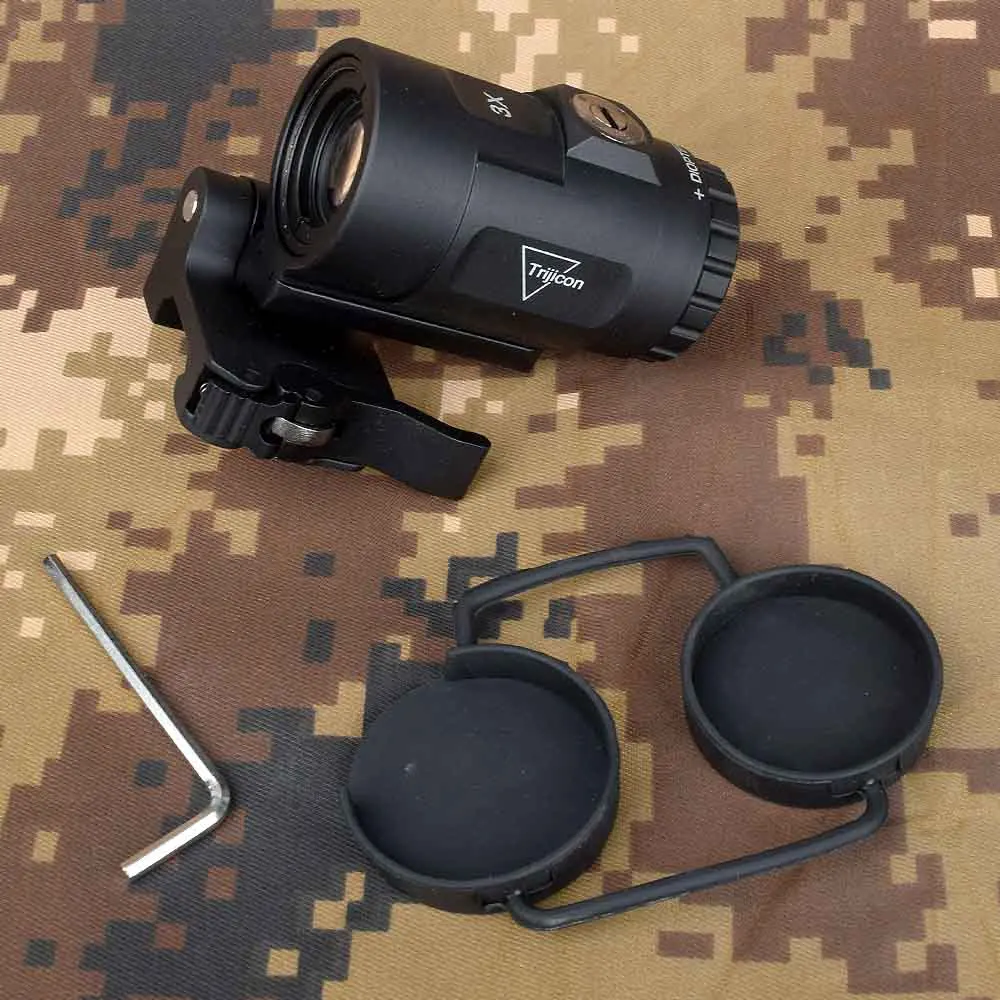 Тактический прицел с красной точкой 3x лупа подходит для прицела Aimpoint откидной на