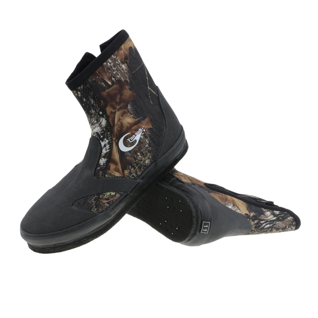Fishing Shoes 2XL Премиум неопреновые Нескользящие ботинки для дайвинга 5 мм обувь для подводного плавания и подводного плавания обувь для рыбалки дышащая обувь износостойкая теплая удобная - Цвет: Fishing Shoes 2XL