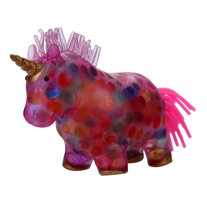 Игрушка головоломка милый Ranibow Unicornor Spongy игрушечные бусины сжимаемая игрушка