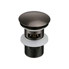 Сливной инструмент для раковины, для раковины, матовый, серебристый и золотой края