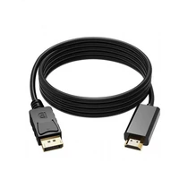 new 1 8m display port displayport male dp to hd male cable adapter converter 4k laptop pc laptop hd tv cable converter