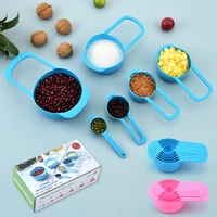 6pcs kitchen measuring spoons cup teaspoon coffee sugar scoop cake baking accessories flour cups kitchen gadgets cooking tools