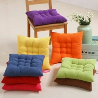 corduroy solid color cushion thicken bay window cushion office computer chair pads four seasons student classroom stool mats