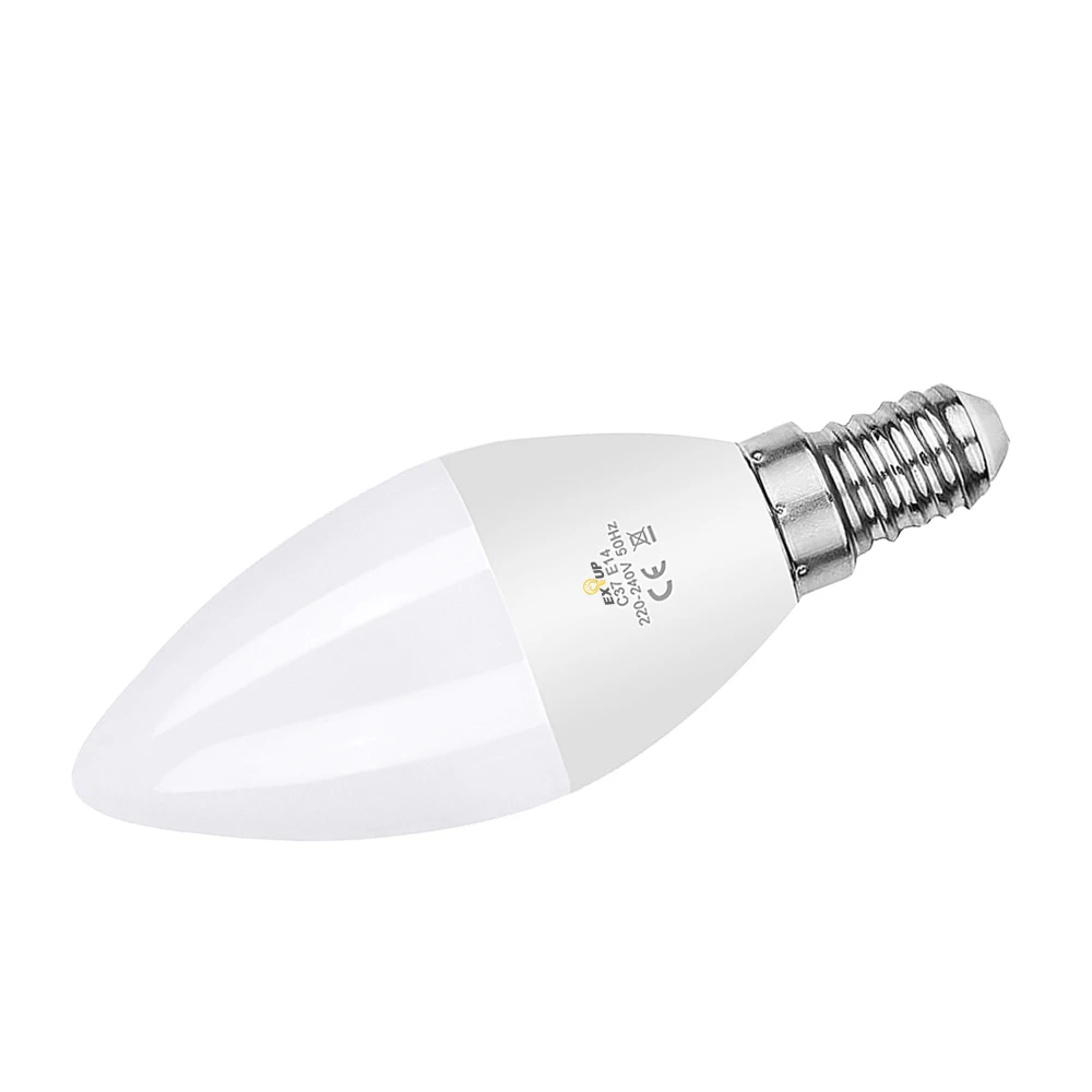 

Led Candle Wall Lighting AC110 Ceiling Chandelier E14 Bulb Energy Saving Lamp Led Plafon Cold Warm White Light For Room