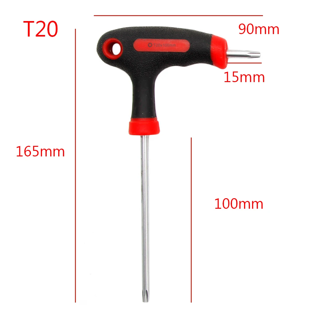 Т образная рукоятка Torx и шестигранный ключ Отвертка T10/15/20/25/30/40|Отвертка| |