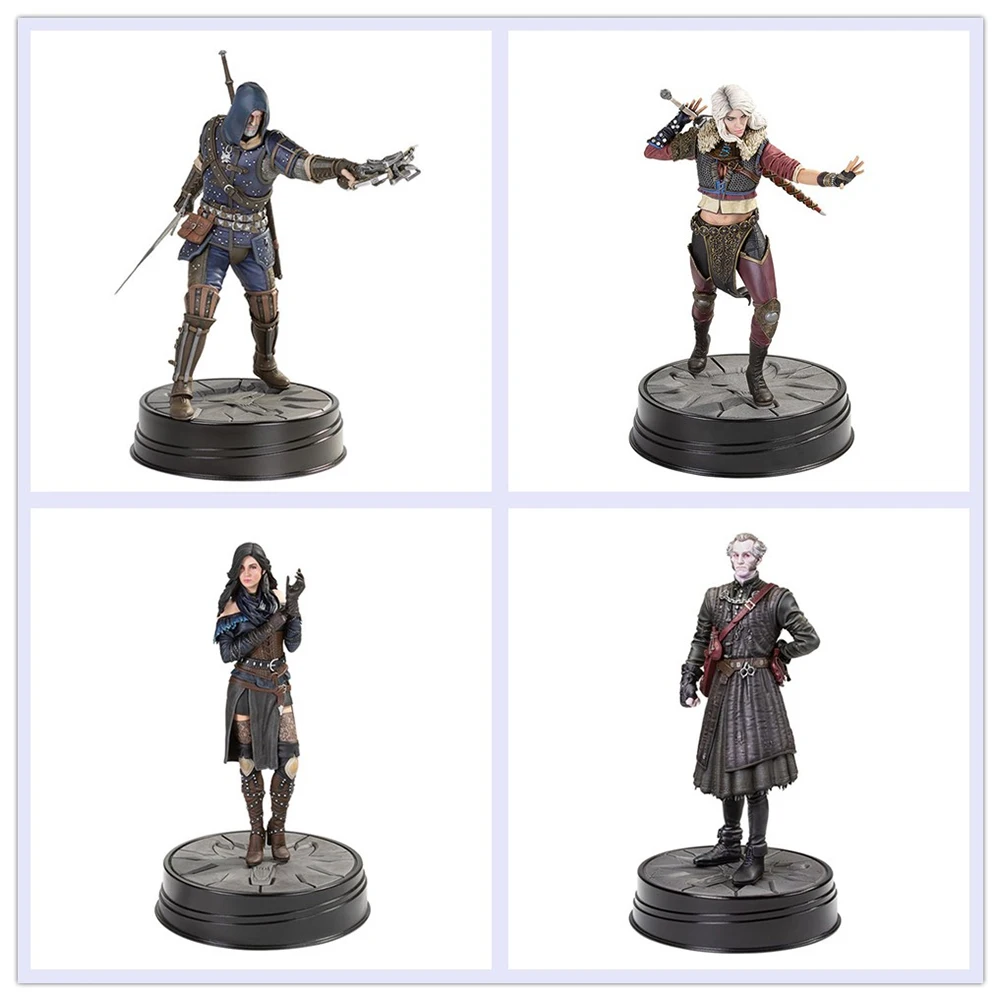 

28cm anime toy game figure Wizard Wild Hunt Geralt Hilli figure figure action figure static decoration collectible gift