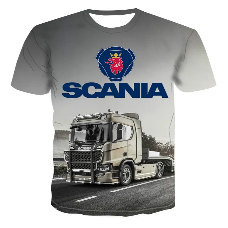 

New 2021 summer 3D printed super truck T-shirt for men and women casual fashion round neck hip hop short sleeve oversized Tshirt