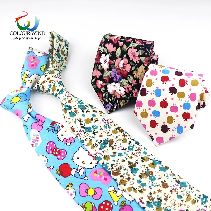 Классические Цветочные Галстуки для мужчин хлопок картон цветочный шейный