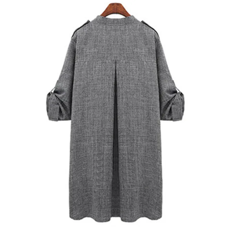 Длинные Тренч женская обувь весенне-осенние обычные ботинки пальто-кардиган