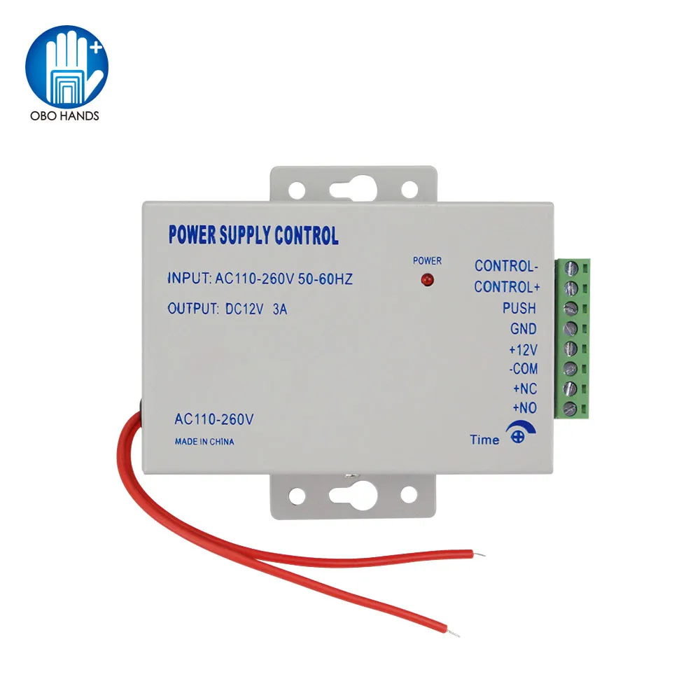 Источник питания с контролем доступа трансформатор DC 12 В Дверной источник 3A 5A для