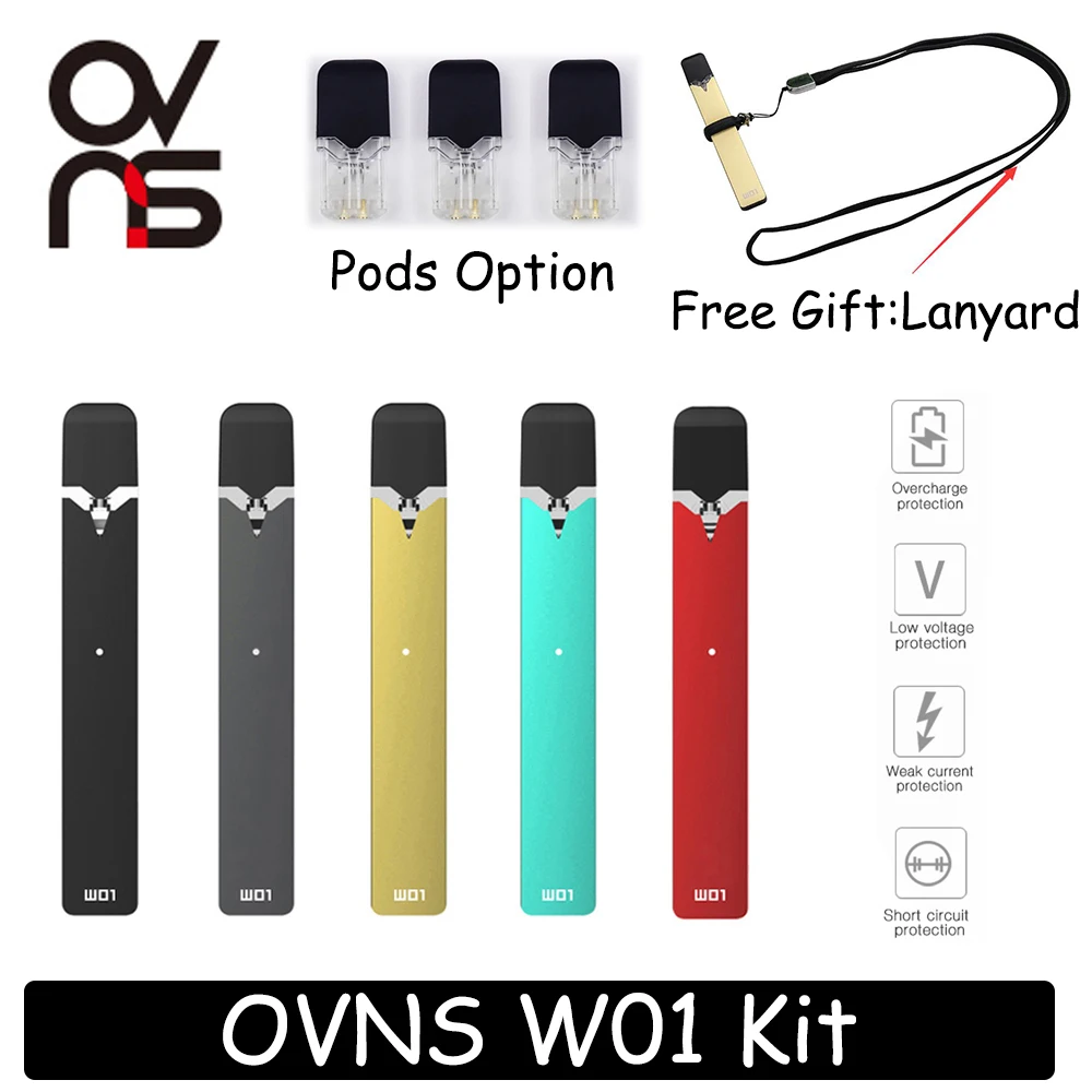 Горячее предложение Rofvape OVNS W01 стартовый комплект Vape ручка Pod Комплект 280 мАч