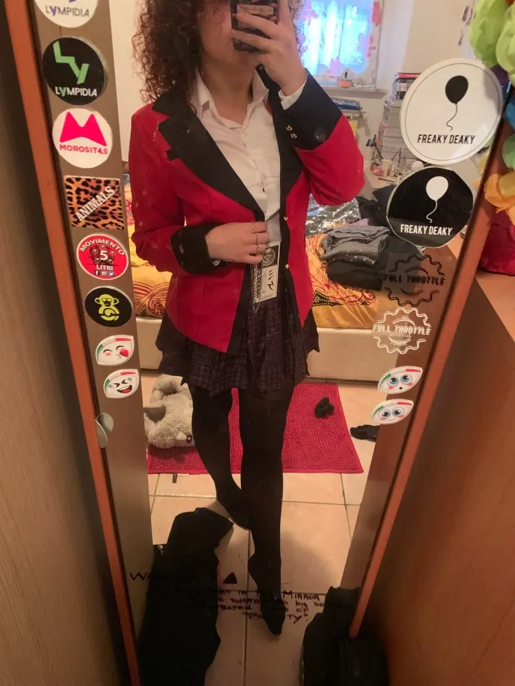 Аниме Kakegurui, костюм для косплея, Jabami Yumeko, костюм для косплея, японская школьная форма, одежда для девочек, женские костюмы