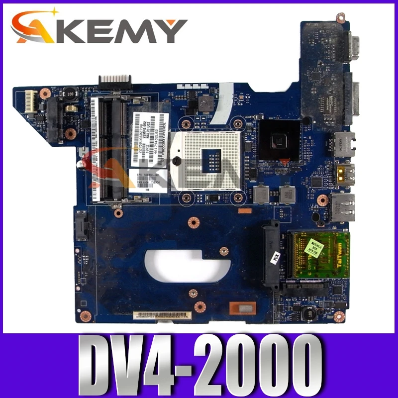 

AKemy материнская плата для ноутбука HP Pavilion DV4-2000 DV4 материнская плата 590350-001 590350-501 NAL70 LA-4106P HM55