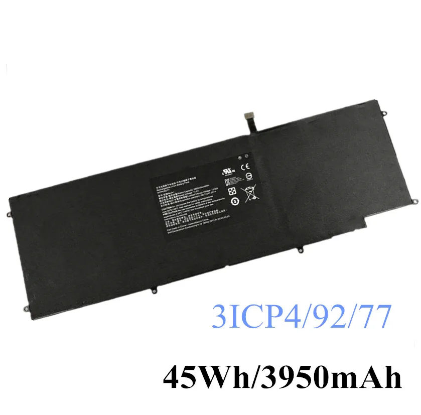 45Wh 7XINbox 11,4 V 45wh 3950 мА/ч, 3ICP4/92/77 3ICP4/92/80 ноутбук Батарея для razer Blade Stealth серии RC30-0196 - Цвет: 45Wh