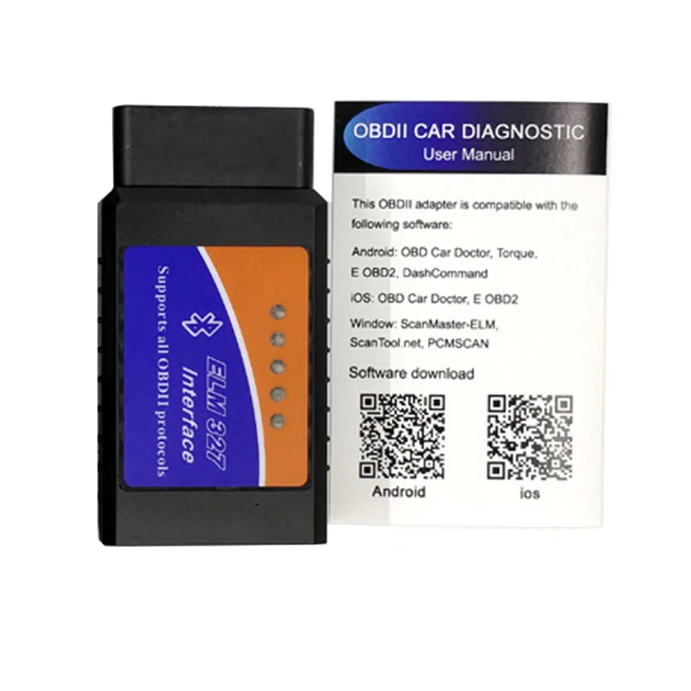 ELM327 V1.5 Bluetooth/wifi для Android IOS диагностический инструмент с чипом PIC18F25K80 Bluetooth OBD2