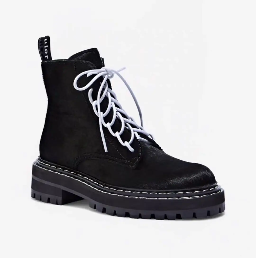 Ботинки из воловьей кожи на молнии ботинки для отдыха 2019|Женские полусапожки| |